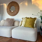 Natural Disco cushion