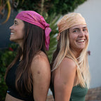 Peach glow bandana